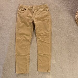 Classic Corduroy Men's Pants in Tan